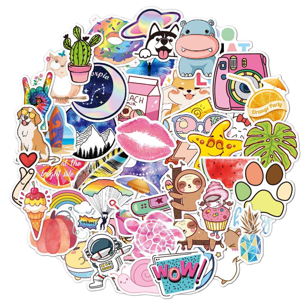 Bottle and cup stickers