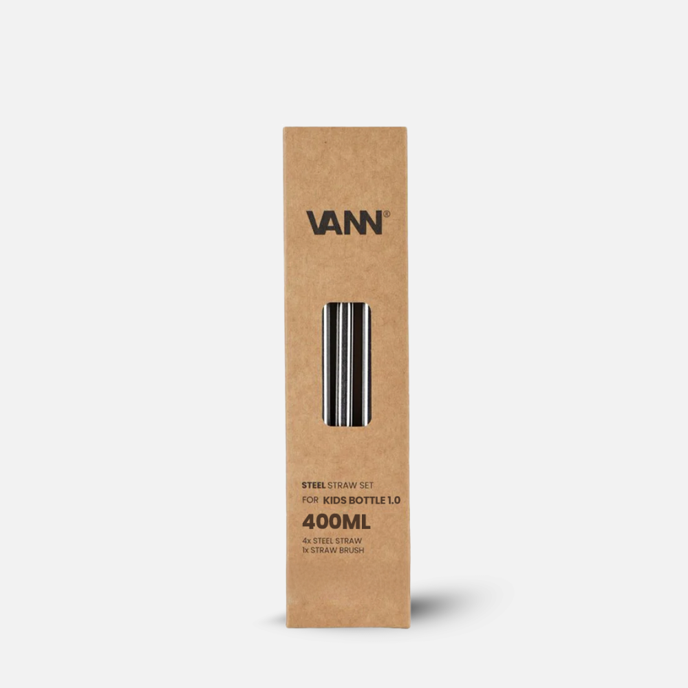 Stainless steel straw set Kids Bottle